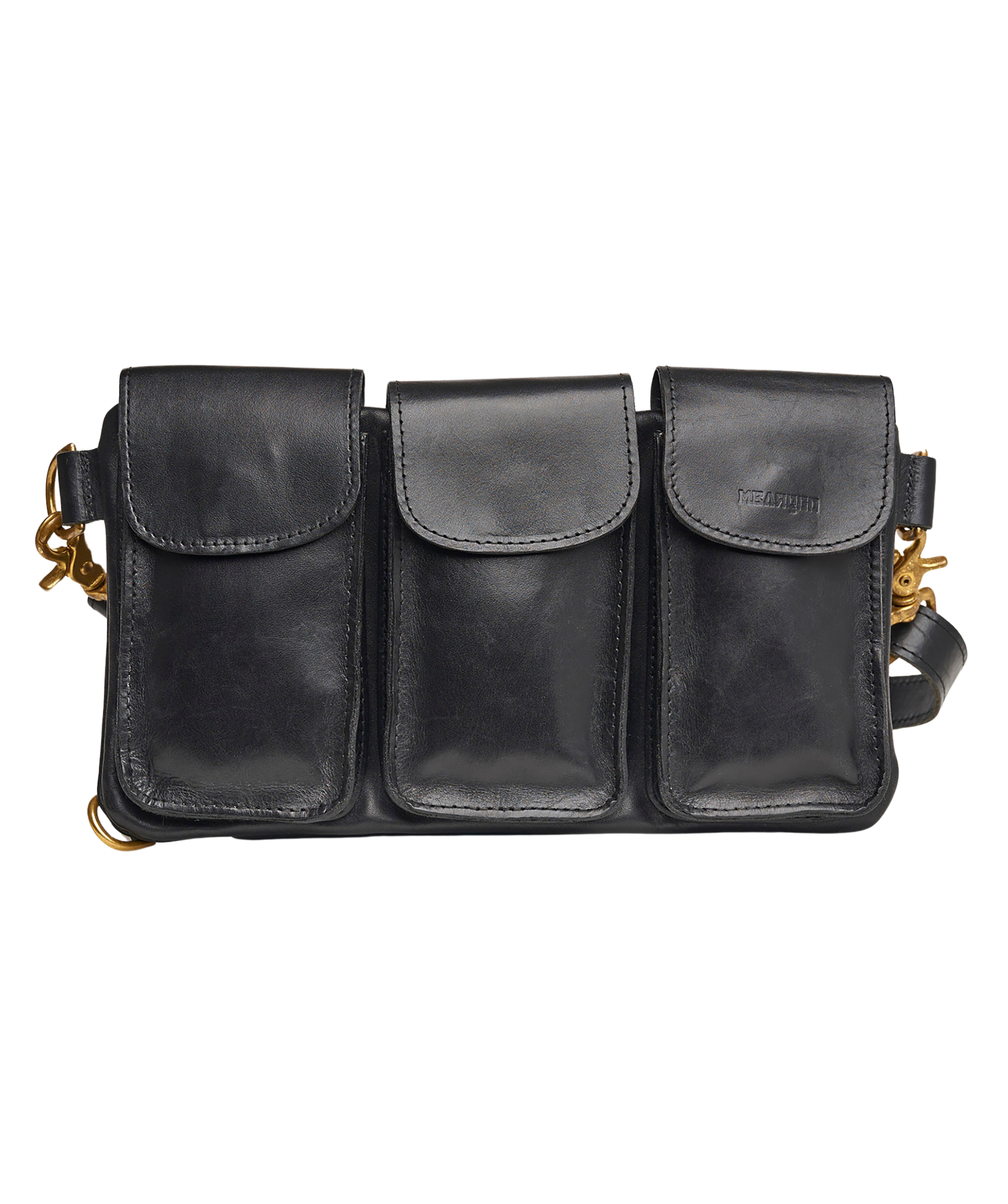 The Legionnaire Bandolier Noir Full Leather – MBARQGO
