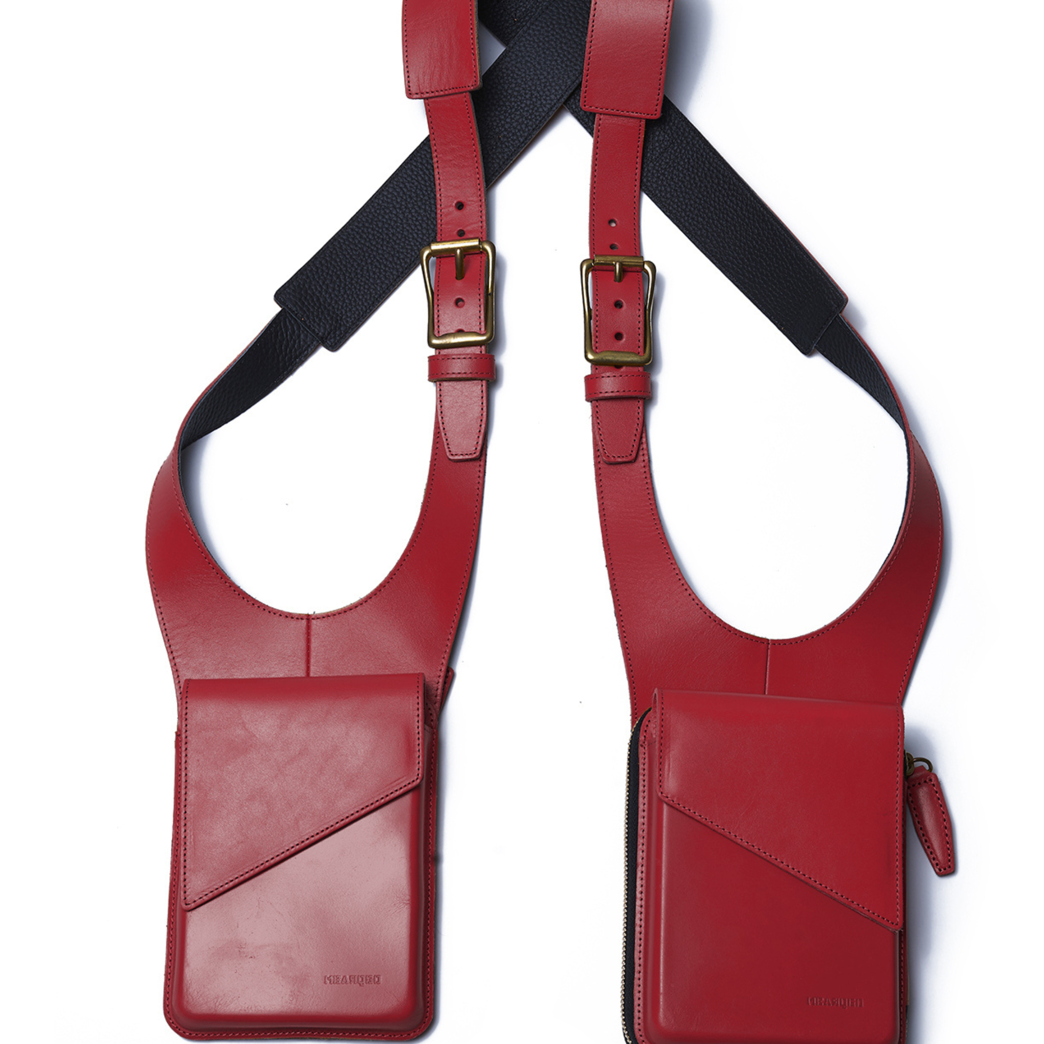 The Toast Deux Bordeaux by MBARQGO. A dual holster bag.