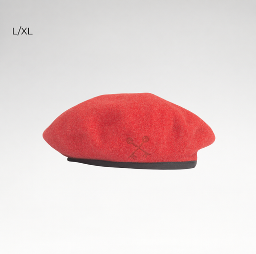 The Bastille Beret - Vermilion