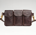 The Legionnaire Bandolier Chocolate - Full Leather