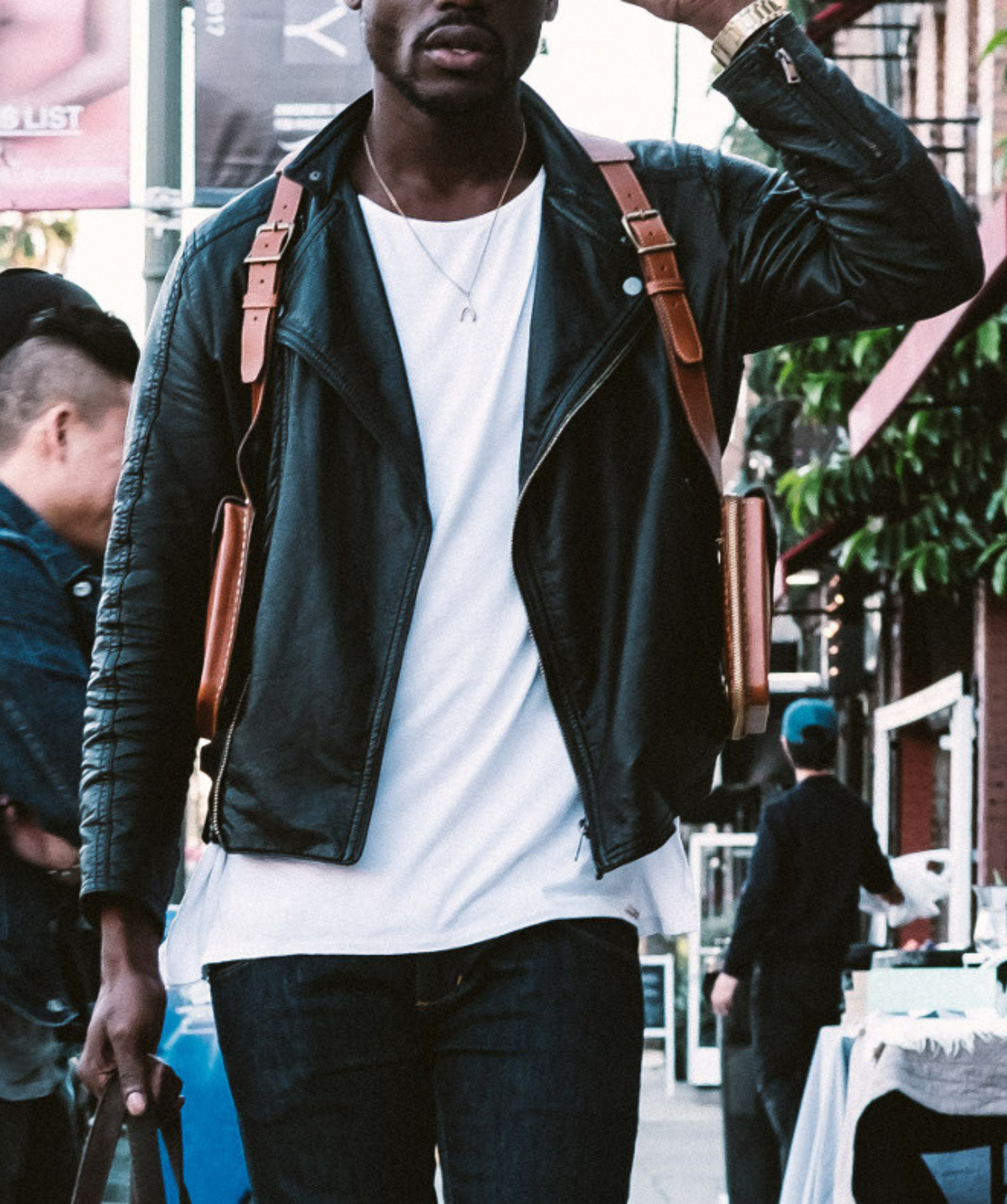 The Toast Deux Caramel by MBARQGO. A dual holster bag.